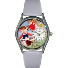 Whimsical watches day care teacher silver watch - One Size