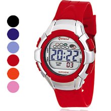 Women's Chronograph PU Digital Automatic Wrist Watch (Assorted Color)