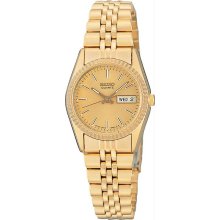 Women's Gold Tone Stainless Steel and Base Metal Dress Gold Tone Dial