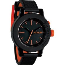 Women's Nixon Gogo Black/Orange Watch