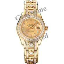 Women's Rolex Oyster Perpetual Lady-Datejust Pearlmaster Watch - 80318_ChampDDBling