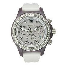 Zodiac Air Dragon Chronograph SwarovskiÂ® stones Purple Acrylic Women's watch #ZS7632
