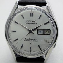 1966 Vintage Seiko Chronometer 39j Automatic 6246-9000 Gold Lion Emblem