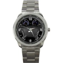 2009 Mitsubishi Pajero 5 Door Suv 4b 224 Steering Wheel Sport Metal Watch