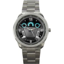 2012 Ford Fusion 4 door Sedan se fwd Steering Wheel Sport Metal Watch - Metal