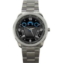 2012-ford-fusion-4-door-sedan-sport-fwd-steering-wheel Sport Metal Watch - Stainless Steel