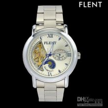 30pcs/lot Luxury Watch Of Stainless Steel Automatic For Ladies Flent