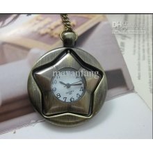 3pcs/lot Quartz Pocket Watch Nnecklace Watch Brass Quality Warranty