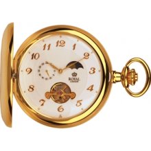 90006-02 Royal London Mens Mechanical Pocket Watch