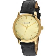 Accurist Ms671g Mens Gold Champagne Watch Rrp Â£60