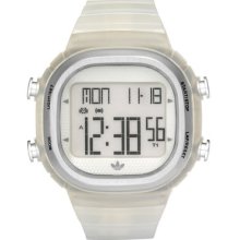 Adidas Adh2111 Seoul Rectangular Silver Dial Digital Watch