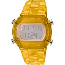 Adidas Watches Candy Multi-Function Silver Digital Dial Yellow Plastic