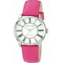 Ak Anne Klein Pink Leather Watch 9905mpma