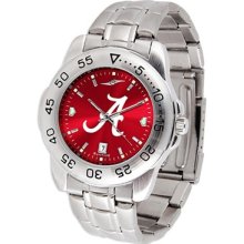 Alabama Crimson Tide Bama Men's Stainless Steel Wristwatch