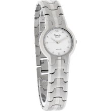Alexandre Christie Sapphire Ladies White Dial Swiss Quartz Watch A8025lss05