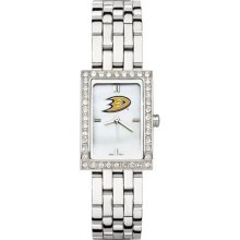 Anaheim Mighty Ducks NHL Womens Allure Stainless Steel Watch ...