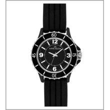 Anne Klein $150 Womens Black Ceramic Sport Watch 10-9419bkbk