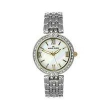 Anne Klein 8639mptt Mother Of Pearl Dial Crystals Two Tone Watch