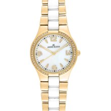Anne Klein Ceramic Ladies Watch 10-9118Wtgb