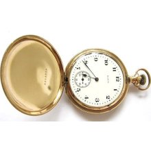 Antique 14k Goldfilled Elgin Pocket Watch,size 16,7j, Hunter Case,runs