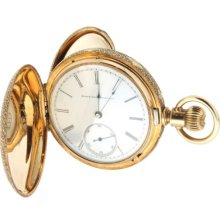 Antique 14k Yellow Gold ELGIN Size 16 Pocket Watch No Mono