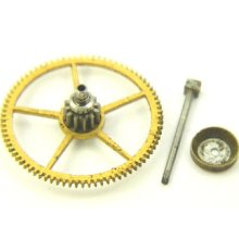 Antique Elgin 10s Hunter Grade 29 Pocket Watch Center Wheel & Key Setting Pinion