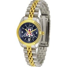 Arizona Wildcats Ladies Gold Dress Watch