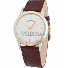 Armand Nicolet L10 Central Seconds Steel Gold White