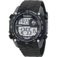 Armitron Men's 40/8259blk Chronograph Grey Resin Digital Watch Wrist Watches