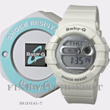 Authentic Baby-g Tough White Digital Watch Bgd141-7cr