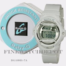 Authentic Baby-g White Digital Watch Bg169r-7a