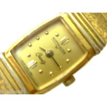 Awesome Longines Wittnauer Eta 280 002 Quartz Gold Plated Watch Ex++ Bracelet