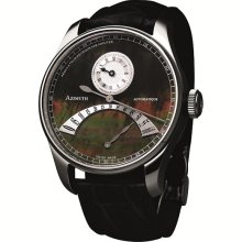 Azimuth Round-1 Regulator Retrograde Minute Mother of Pearl Dial Watch