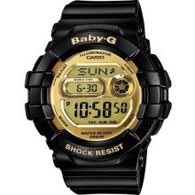 Baby G Plastic Resin Case And Bracelet Gold Tone Digital Dial World Ti