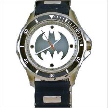 Batman the dark knight sport watch with black silicon band by accutime