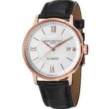 Baume Et Mercier Classima Moa10037 Gents Rose Gold Case Automatic Date Watch