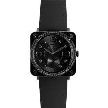 Bell & Ross BR-S Ceramic Quartz 39mm BRS Black Ceramic Phantom Diamond