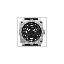 Bell & Ross BR 03 Type Aviation Steel Mens Watch BR0392-AVIA-ST