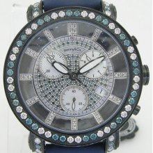 Benny & Co. 7.00 Mens Diamond Watch Joe Rodeo Aquamaster Techno Aqua Master Bw3