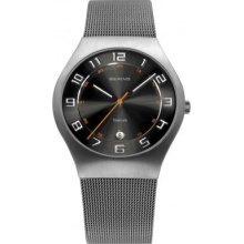 Bering Time 11937-007 Mens All Grey Watch Rrp