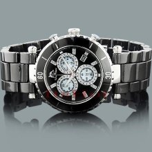 Black Ceramic Watches Techno Master Ladies Watch