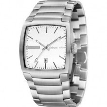 Black Dice Mens Flow Stainless Watch - Silver Bracelet - Silver Dial - BLABD-001-02