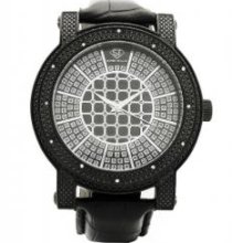 Black Super Techno Diamond Watch .10ct