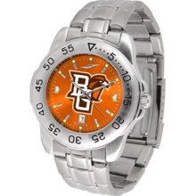 Bowling Green State Falcons Men's Stainless Steel Wristwatch