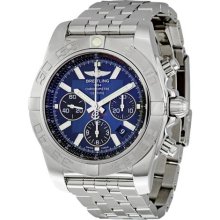 Breitling Chronomat B01 Blue Dial Automatic Chronograph Mens Watc ...