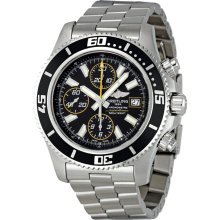 Breitling Superocean Chronograph II Black Dial Mens Watch A1334102-BA82SS