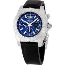 Breitling Windrider Chronomat Mens Blue Dial Chronograph Watch AB011011-C789BKPD