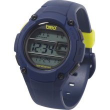 Breo Men's Navy Blue Zone Sports Digital Watch