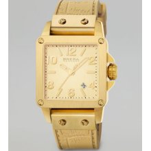 Brera Stella, Gold Tonal Watch, Silicone Strap