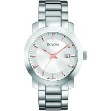 Bulova 96B178 Watch Dress Mens - Silver Dial